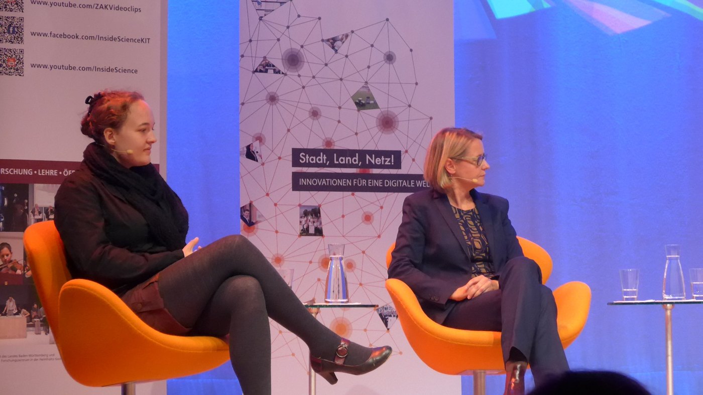 Panel at the Karlsruhe 300 city talks