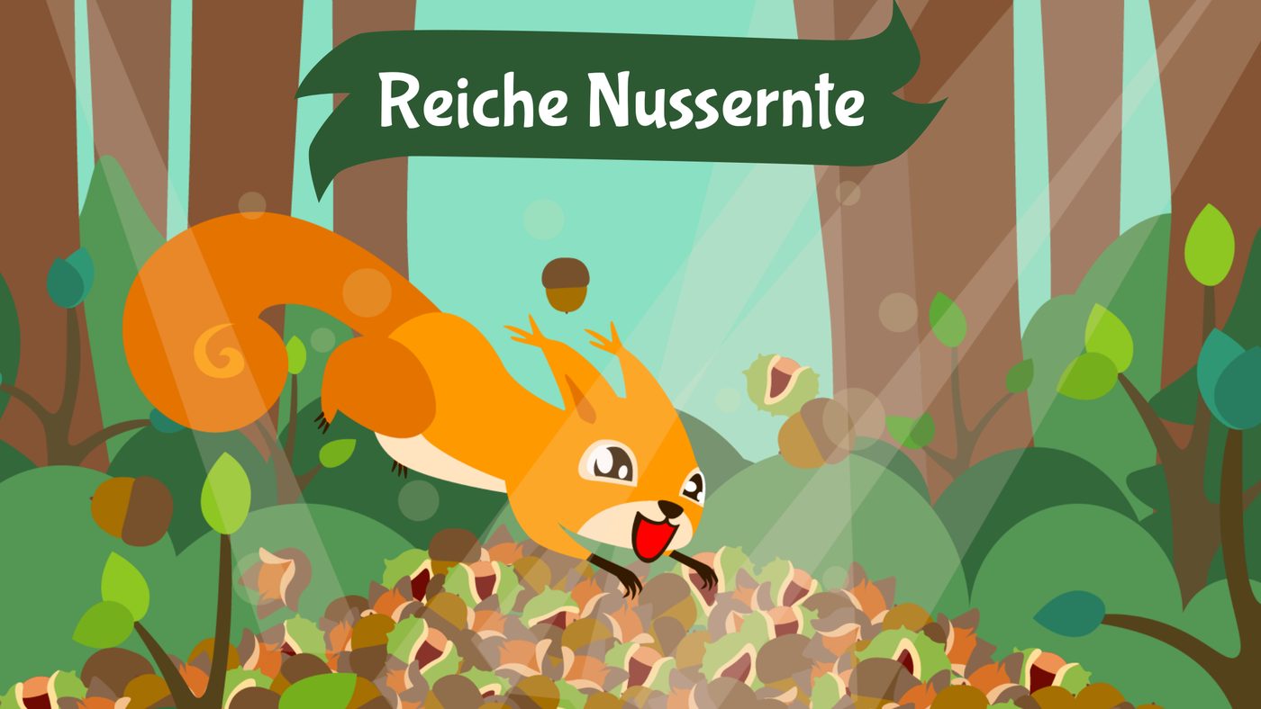 Reiche Nussernte