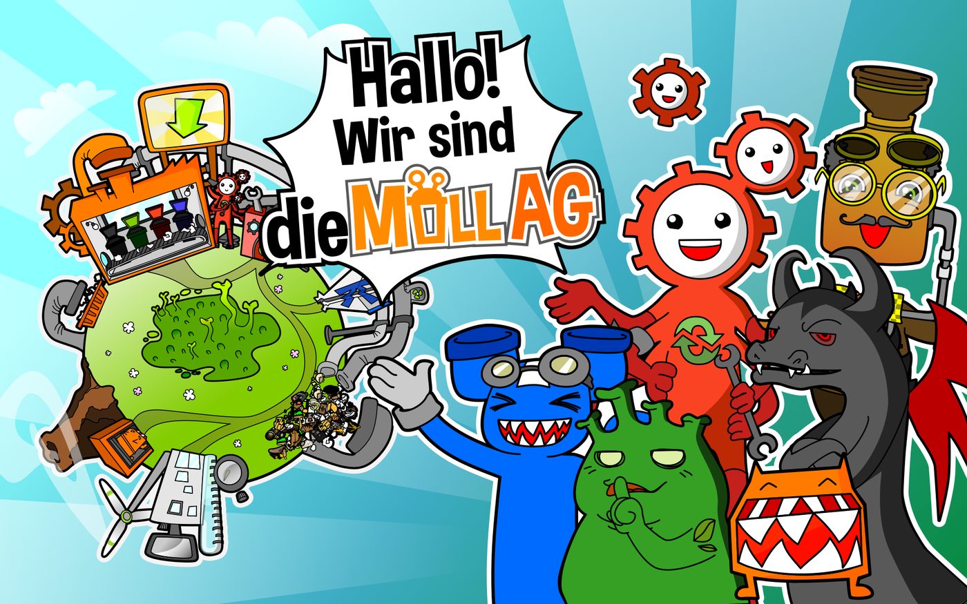 Hallo! Wir sind die Müll AG