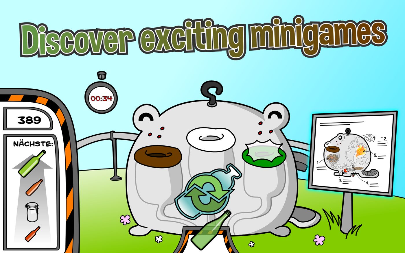 Minigames for special waste