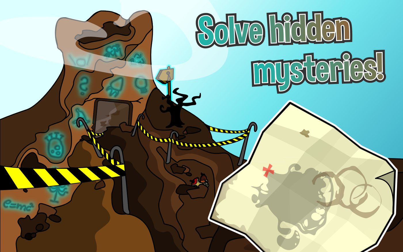 A treasure map and the planet's secret