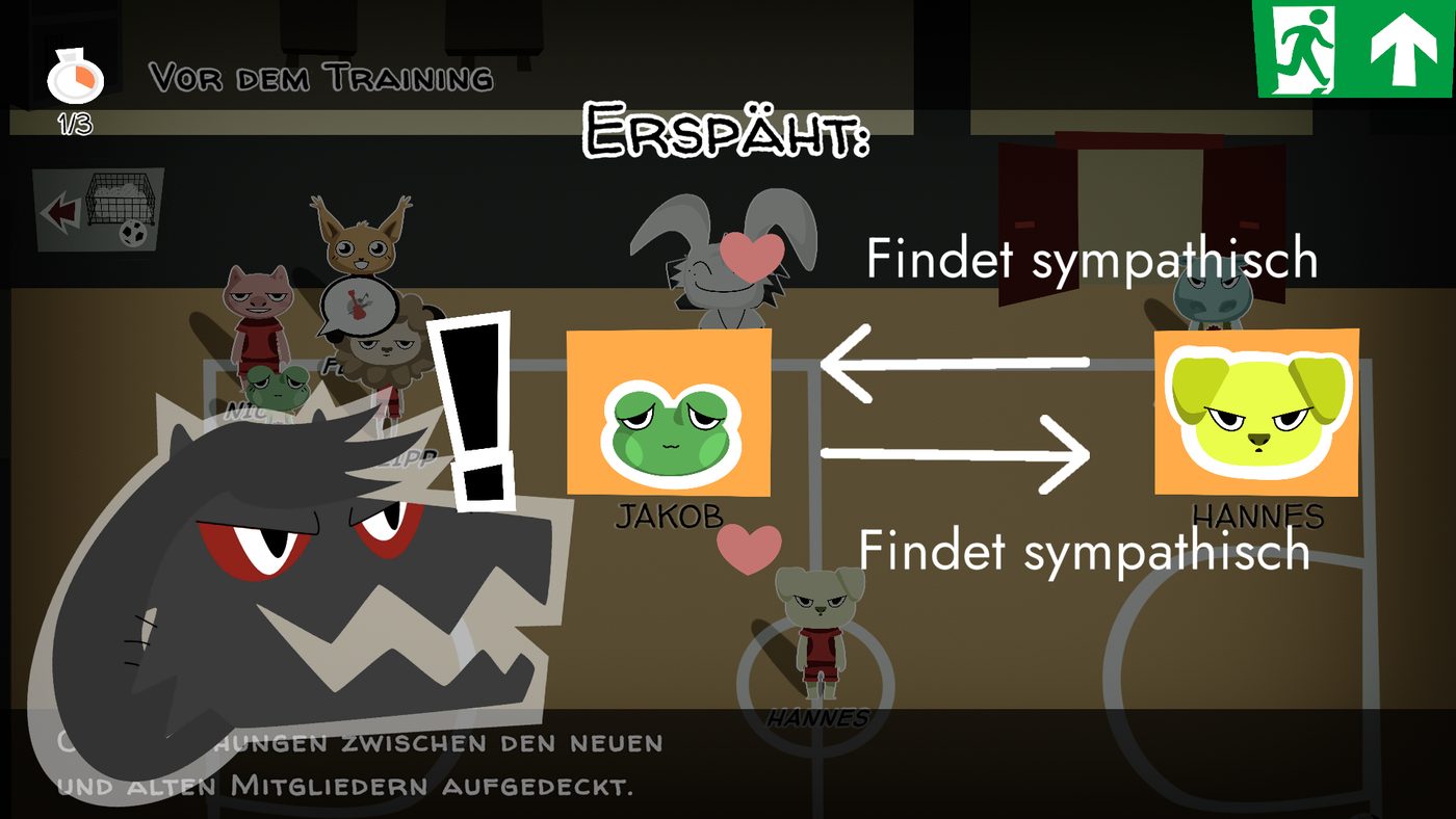 Wer findet wen sympathisch?